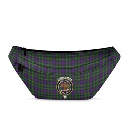 ScotsTee Shop Scottish Abercrombie Wilsons No 2-64 Clan Crest Tartan Fanny Pack Plaid Waist Bag
