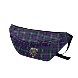 ScotsTee Shop Scottish Baillie Highland Society Modern Clan Crest Tartan Fanny Pack Plaid Waist Bag