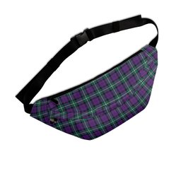 ScotsTee Shop Scottish Baillie Highland Society Modern Clan Crest Tartan Fanny Pack Plaid Waist Bag