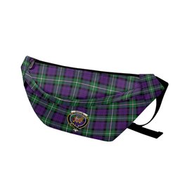 ScotsTee Shop Scottish Baillie Highland Society Ancient Clan Crest Tartan Fanny Pack Plaid Waist Bag