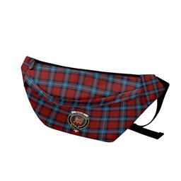 ScotsTee Shop Scottish Baillie of Polkemmet Red Clan Crest Tartan Fanny Pack Plaid Waist Bag