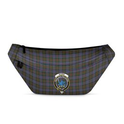 ScotsTee Shop Scottish Bowie Clan Crest Tartan Fanny Pack Plaid Waist Bag