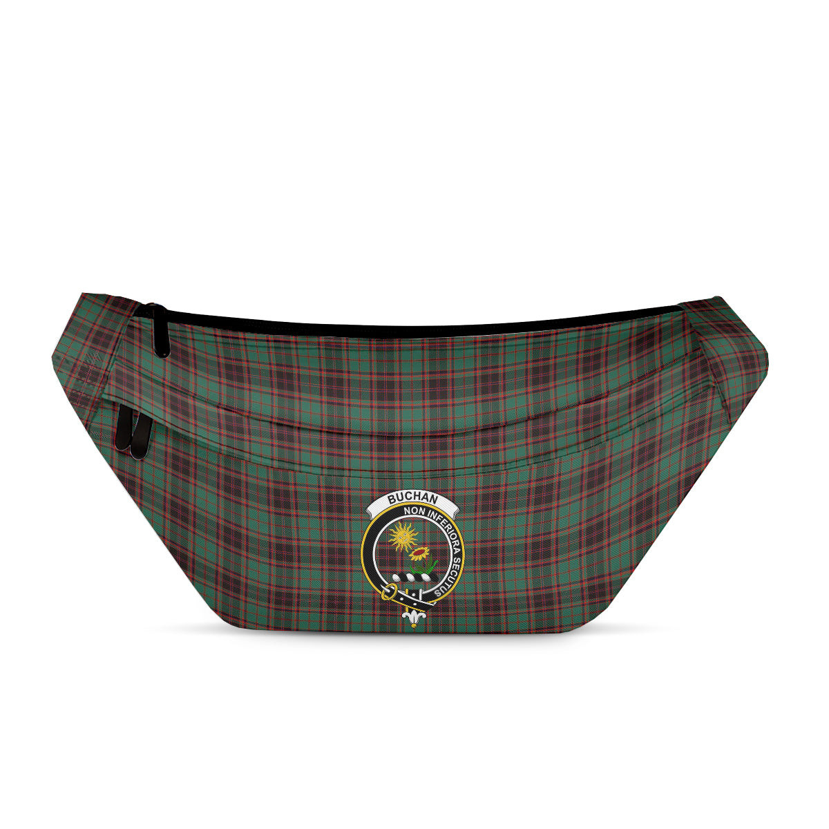 ScotsTee Shop Scottish Buchan Ancient Clan Crest Tartan Fanny Pack Plaid Waist Bag
