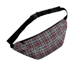 ScotsTee Shop Scottish Borthwick Dress Modern Clan Crest Tartan Fanny Pack Plaid Waist Bag