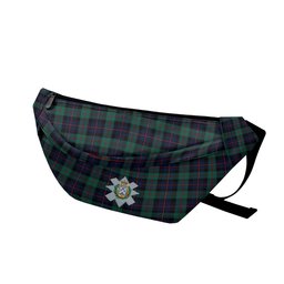 ScotsTee Shop Scottish Black Watch Coarse Kilt Modern Clan Crest Tartan Fanny Pack Plaid Waist Bag