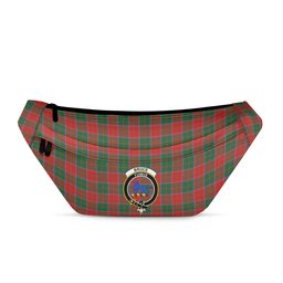ScotsTee Shop Scottish Bruce New Ancient Clan Crest Tartan Fanny Pack Plaid Waist Bag