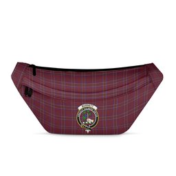 ScotsTee Shop Scottish Burnett of Leys Hunting Clan Crest Tartan Fanny Pack Plaid Waist Bag