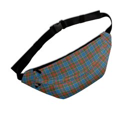 ScotsTee Shop Scottish Bethune Ancient Clan Crest Tartan Fanny Pack Plaid Waist Bag