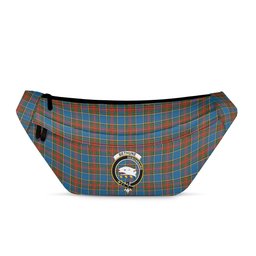 ScotsTee Shop Scottish Bethune Ancient Clan Crest Tartan Fanny Pack Plaid Waist Bag