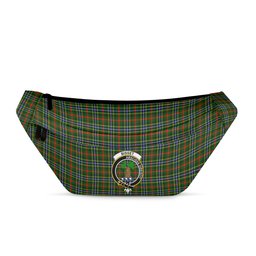 ScotsTee Shop Scottish Bisset SC Clan Crest Tartan Fanny Pack Plaid Waist Bag