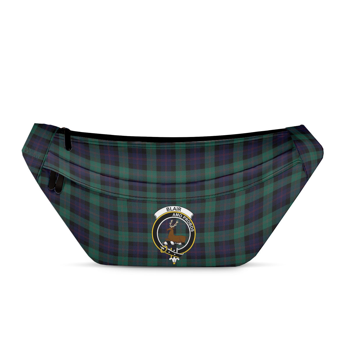ScotsTee Shop Scottish Blair Modern Clan Crest Tartan Fanny Pack Plaid Waist Bag