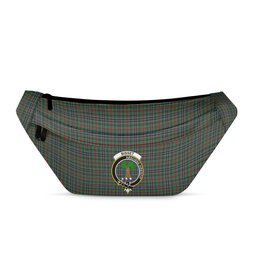 ScotsTee Shop Scottish Bisset Clan Crest Tartan Fanny Pack Plaid Waist Bag
