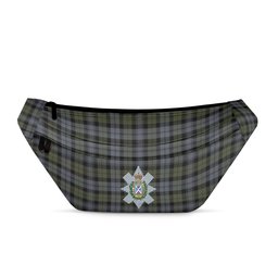 ScotsTee Shop Scottish Black Watch Large Sett Ancient Clan Crest Tartan Fanny Pack Plaid Waist Bag