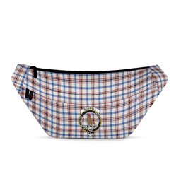 ScotsTee Shop Scottish Boswell Dress Modern Clan Crest Tartan Fanny Pack Plaid Waist Bag