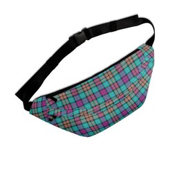 ScotsTee Shop Scottish Buchanan Inauguration Clan Crest Tartan Fanny Pack Plaid Waist Bag