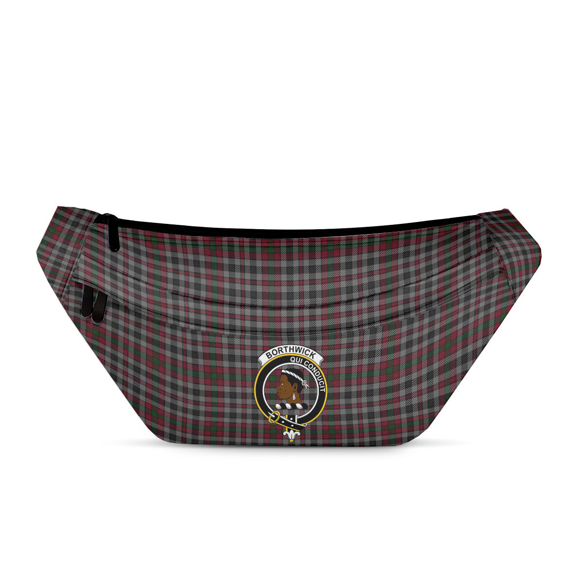 ScotsTee Shop Scottish Borthwick Clan Crest Tartan Fanny Pack Plaid Waist Bag