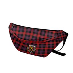 ScotsTee Shop Scottish Brown Modern Clan Crest Tartan Fanny Pack Plaid Waist Bag