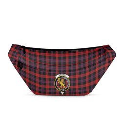 ScotsTee Shop Scottish Brown Modern Clan Crest Tartan Fanny Pack Plaid Waist Bag