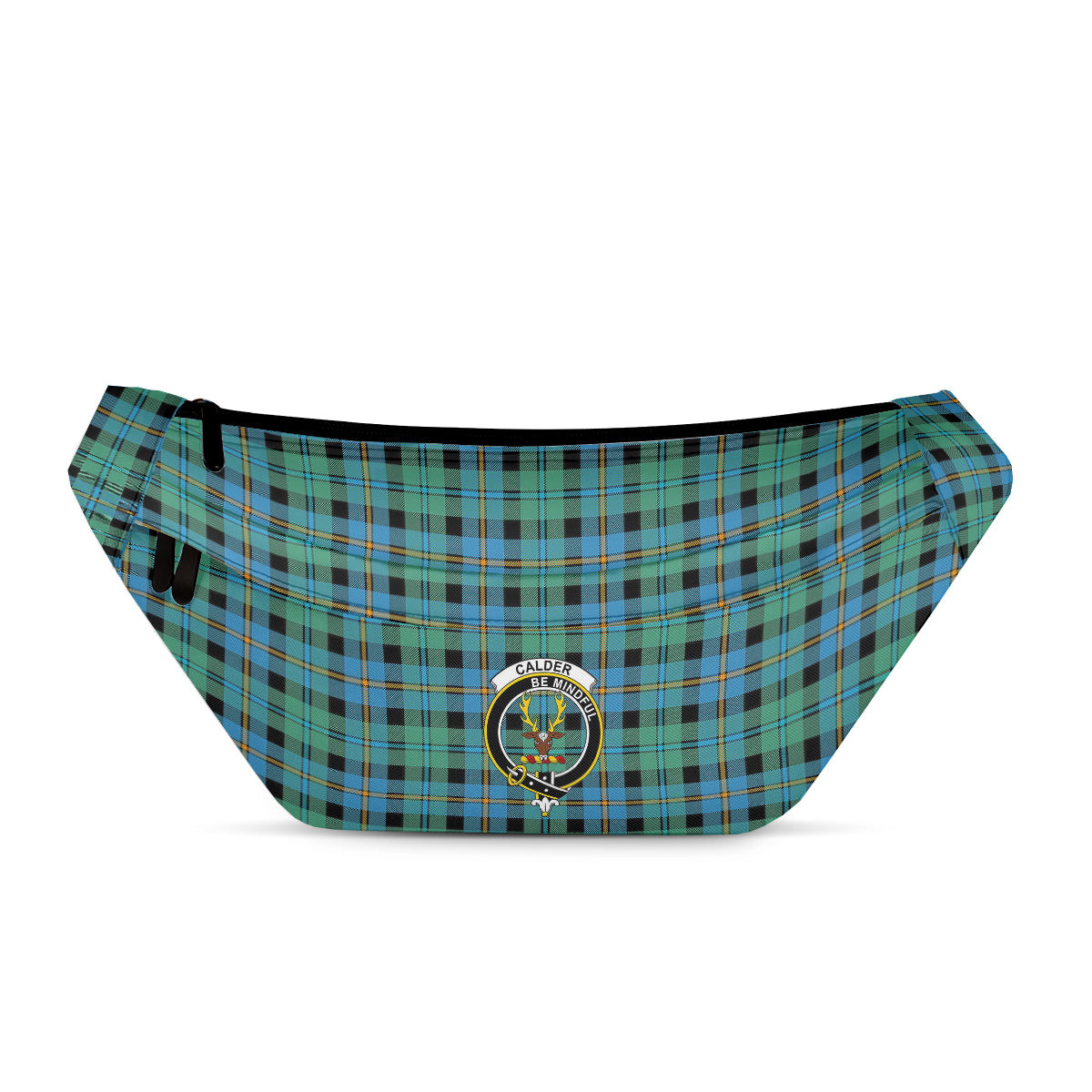 ScotsTee Shop Scottish Calder Ancient Clan Crest Tartan Fanny Pack Plaid Waist Bag