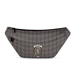 ScotsTee Shop Scottish Balfour Clan Crest Tartan Fanny Pack Plaid Waist Bag
