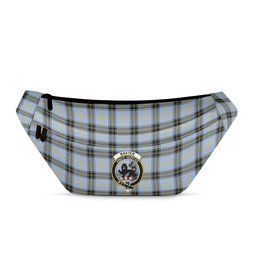 ScotsTee Shop Scottish Baxter of Balgavies Ancient Clan Crest Tartan Fanny Pack Plaid Waist Bag