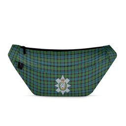 ScotsTee Shop Scottish Black Watch Ancient Clan Crest Tartan Fanny Pack Plaid Waist Bag
