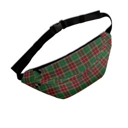 ScotsTee Shop Scottish Baxter Clan Crest Tartan Fanny Pack Plaid Waist Bag