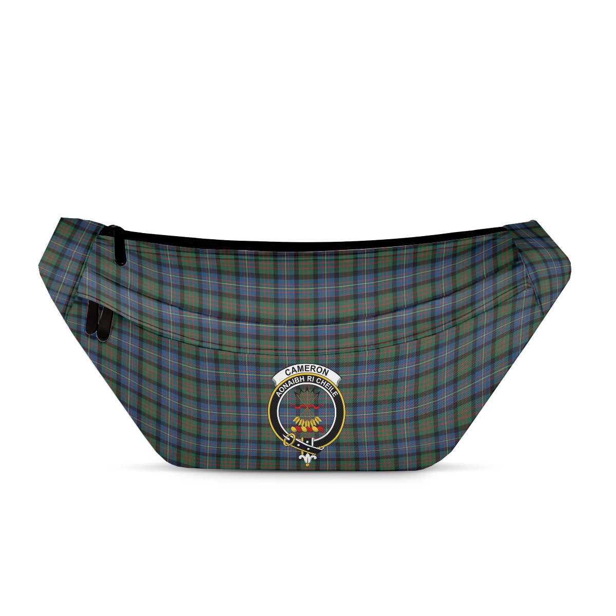 ScotsTee Shop Scottish Cameron of Erracht Ancient Clan Crest Tartan Fanny Pack Plaid Waist Bag