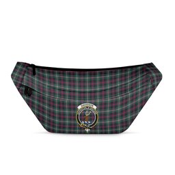 ScotsTee Shop Scottish Davidson Double Modern Clan Crest Tartan Fanny Pack Plaid Waist Bag