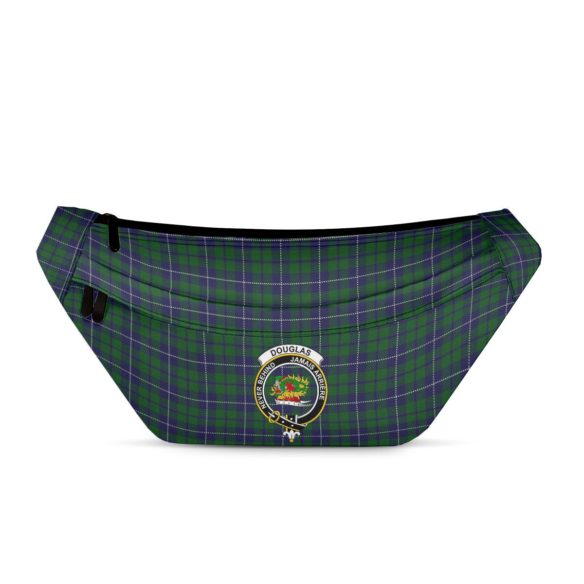ScotsTee Shop Scottish Douglas Green Wilsons Clan Crest Tartan Fanny Pack Plaid Waist Bag