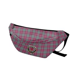 ScotsTee Shop Scottish Crawford Ancient Clan Crest Tartan Fanny Pack Plaid Waist Bag