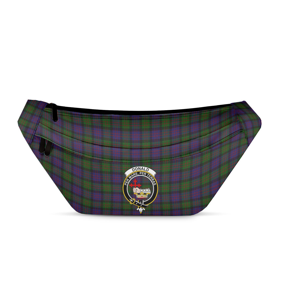 ScotsTee Shop Scottish Donald Clan Crest Tartan Fanny Pack Plaid Waist Bag