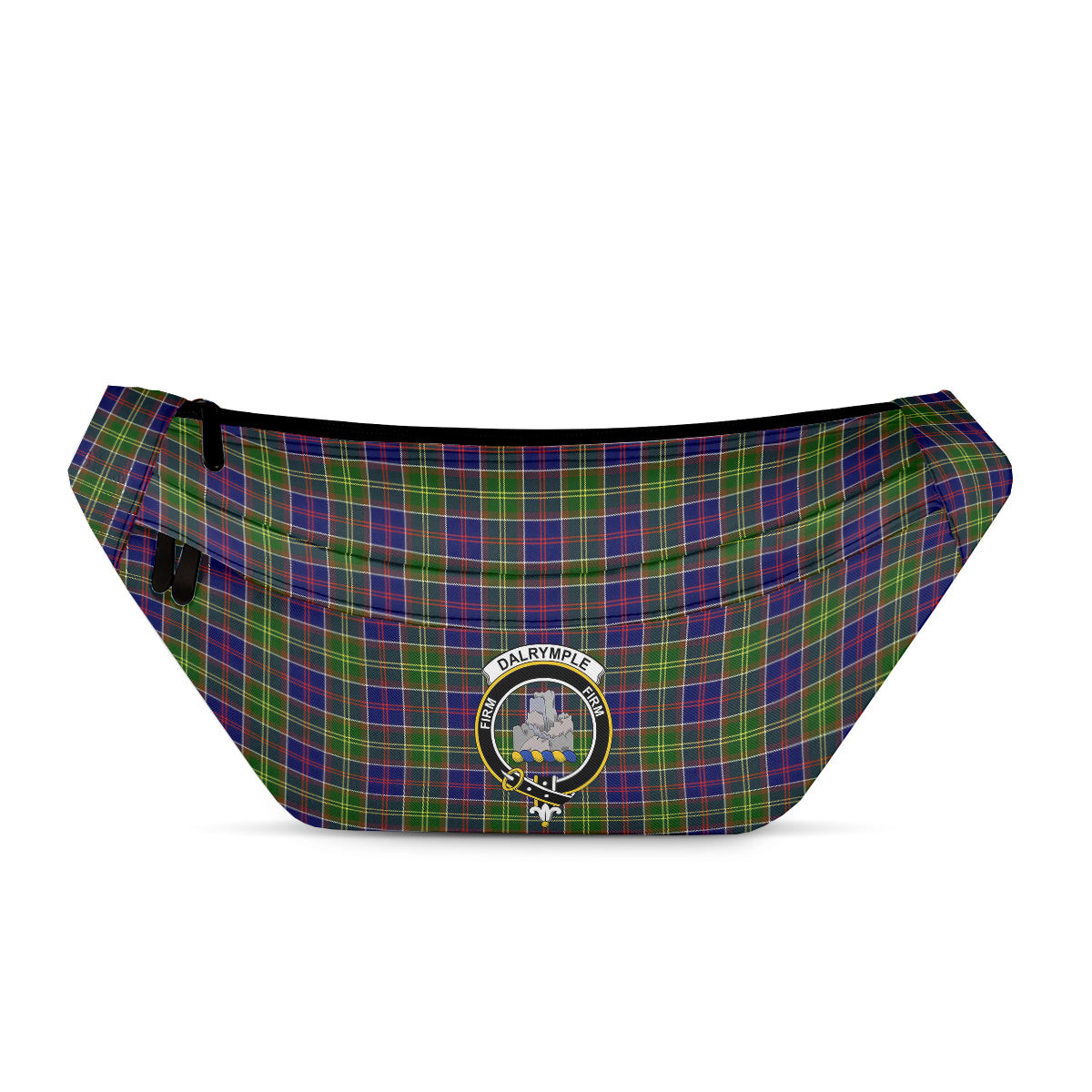 ScotsTee Shop Scottish Dalrymple Clan Crest Tartan Fanny Pack Plaid Waist Bag