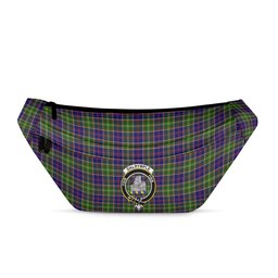 ScotsTee Shop Scottish Dalrymple Clan Crest Tartan Fanny Pack Plaid Waist Bag