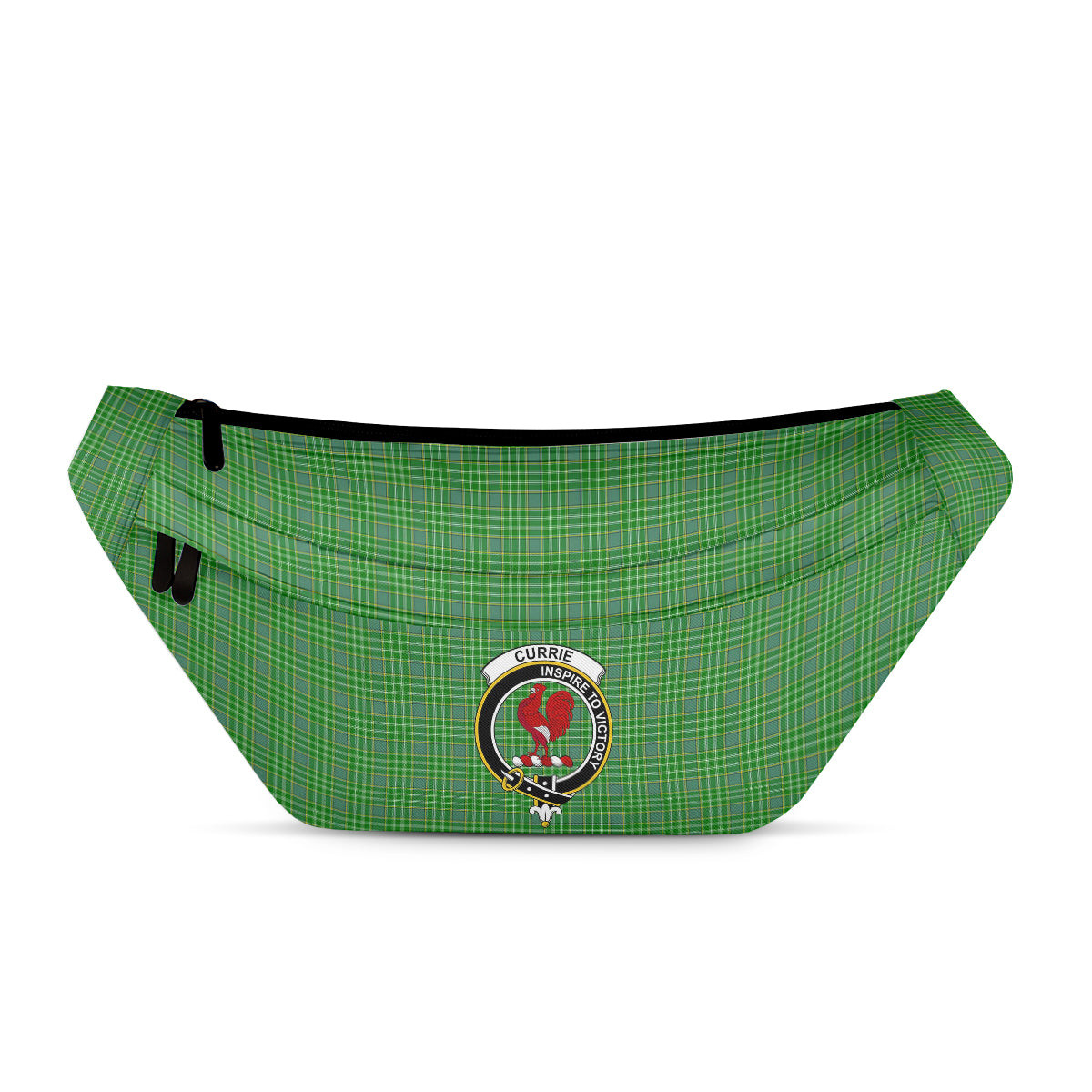 ScotsTee Shop Scottish Currie Clan Crest Tartan Fanny Pack Plaid Waist Bag