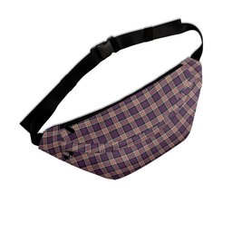 ScotsTee Shop Scottish Carnegie Clan Crest Tartan Fanny Pack Plaid Waist Bag