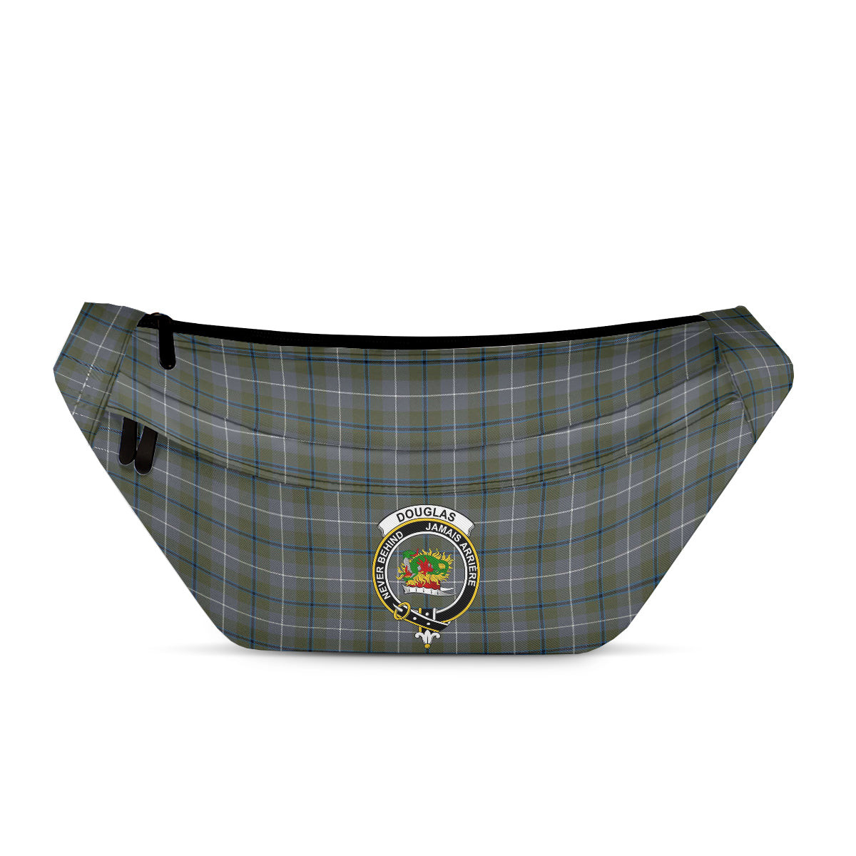 ScotsTee Shop Scottish Douglas Green Ancient Clan Crest Tartan Fanny Pack Plaid Waist Bag