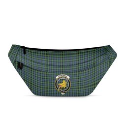 ScotsTee Shop Scottish Campbell of Argyll 1815 Ancient 2 Clan Crest Tartan Fanny Pack Plaid Waist Bag