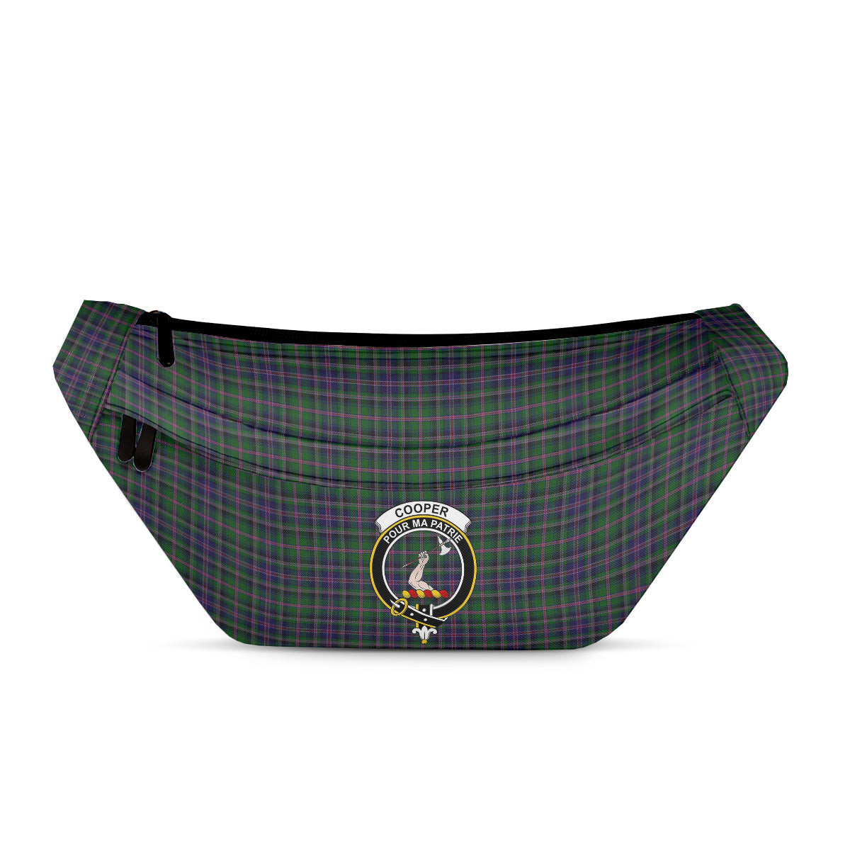 ScotsTee Shop Scottish Cooper James Cant Clan Crest Tartan Fanny Pack Plaid Waist Bag