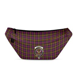 ScotsTee Shop Scottish Carnegie Modern Clan Crest Tartan Fanny Pack Plaid Waist Bag