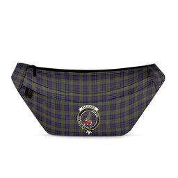 ScotsTee Shop Scottish Clelland SC Clan Crest Tartan Fanny Pack Plaid Waist Bag