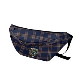 ScotsTee Shop Scottish Crichton Modern Clan Crest Tartan Fanny Pack Plaid Waist Bag