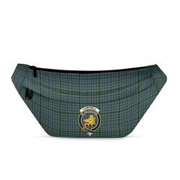 ScotsTee Shop Scottish Campbell of Argyll 1815 Ancient Clan Crest Tartan Fanny Pack Plaid Waist Bag