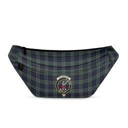 ScotsTee Shop Scottish Colquhoun Modern Clan Crest Tartan Fanny Pack Plaid Waist Bag