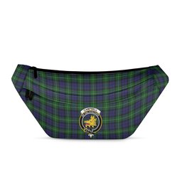 ScotsTee Shop Scottish Campbell of Argyll Smiths Clan Crest Tartan Fanny Pack Plaid Waist Bag
