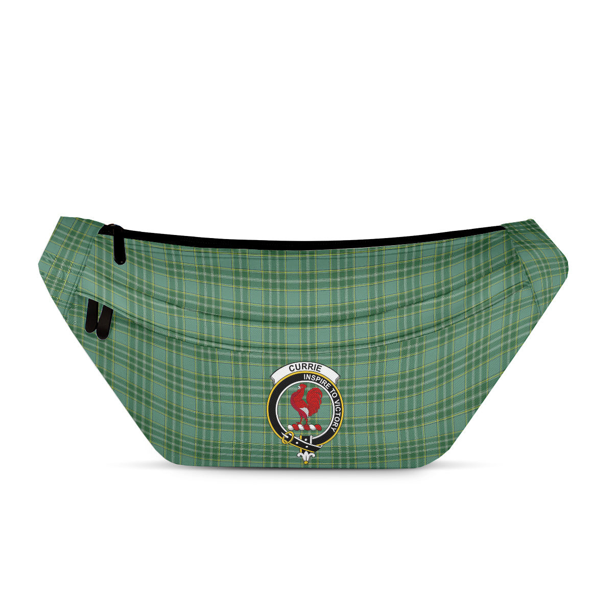 ScotsTee Shop Scottish Currie Modern Clan Crest Tartan Fanny Pack Plaid Waist Bag