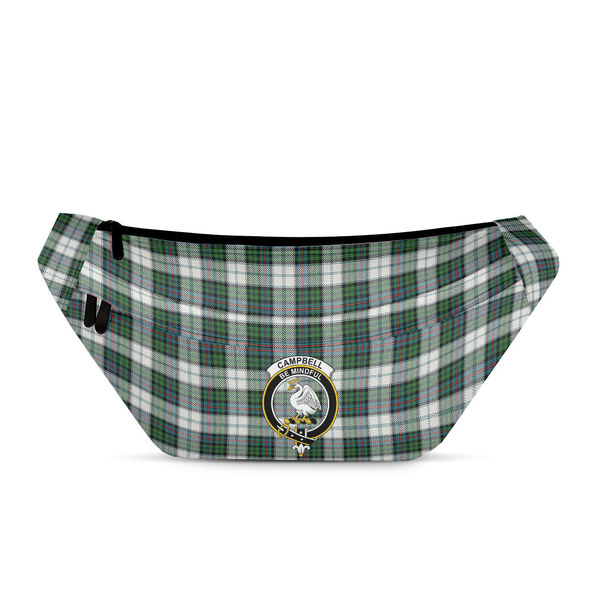 ScotsTee Shop Scottish Campbell of Cawdor Dress Ancient Clan Crest Tartan Fanny Pack Plaid Waist Bag