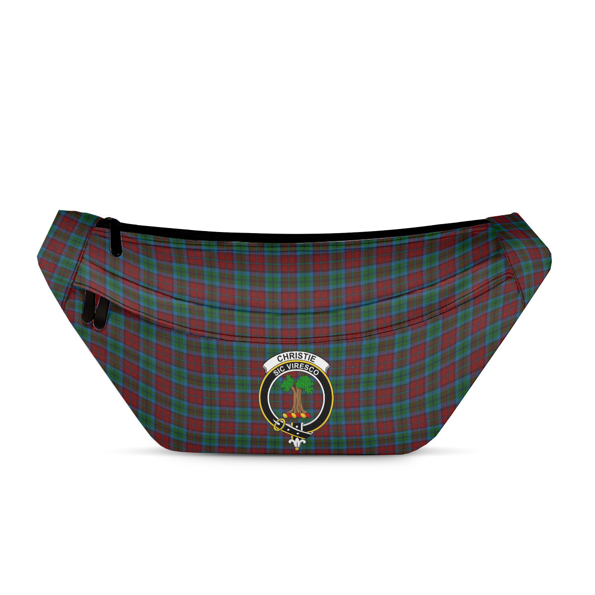 ScotsTee Shop Scottish Christie, Keith & Family Clan Crest Tartan Fanny Pack Plaid Waist Bag