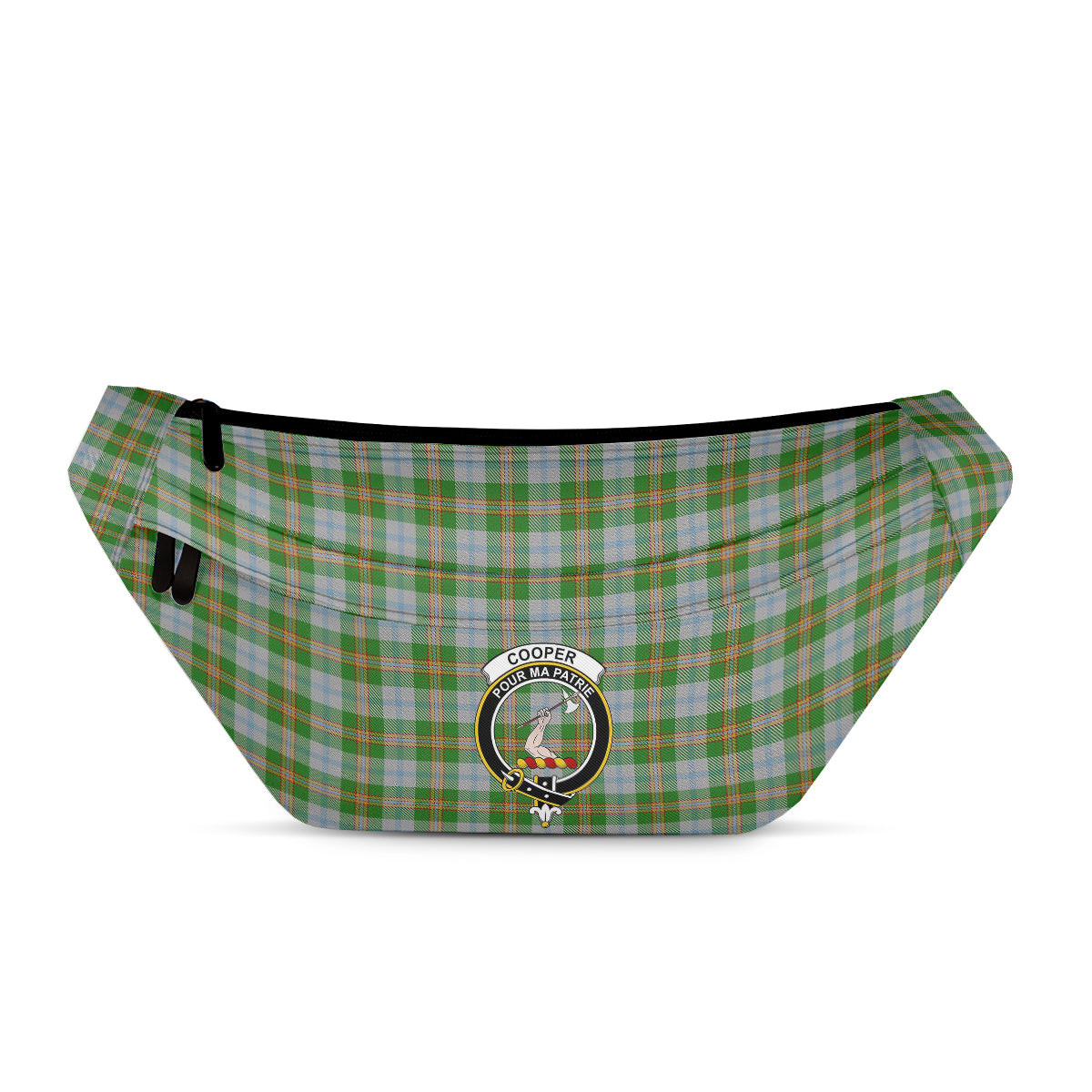 ScotsTee Shop Scottish Cooper Dress Dalgleish 2 Clan Crest Tartan Fanny Pack Plaid Waist Bag