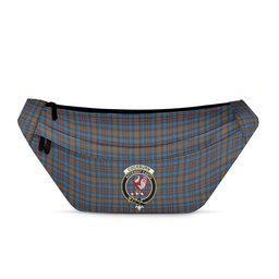 ScotsTee Shop Scottish Cockburn Brown Ancient Clan Crest Tartan Fanny Pack Plaid Waist Bag